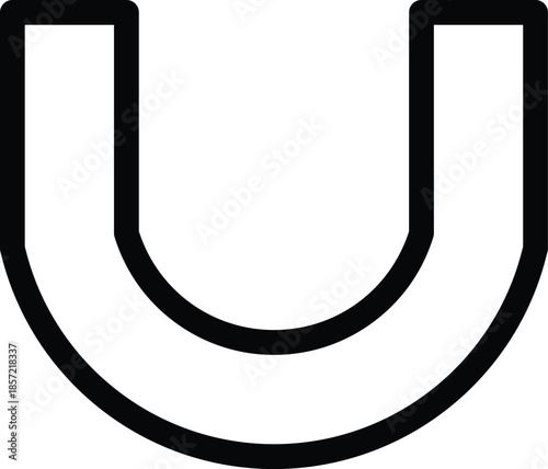 Simple u shape Vector