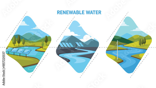 Renewable water sources for sustainable future energy solutions, Generative AI.