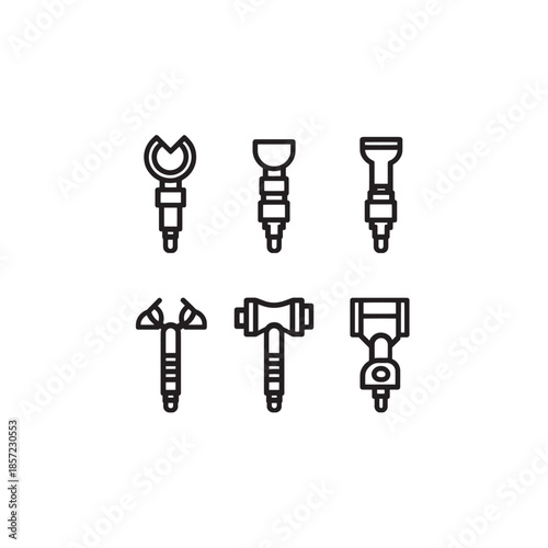 Otoscope icon art medical tool illustration