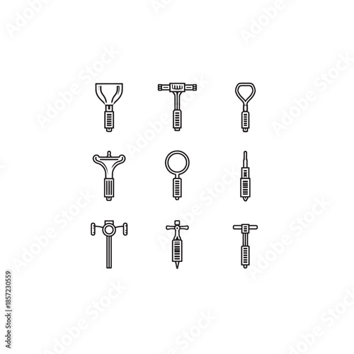 Otoscope icon art professional medical graphic