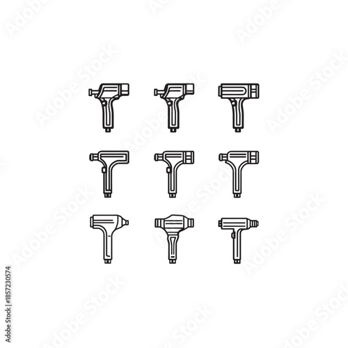 Otoscope Speculum icon art clean illustration