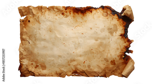 Rustic Torn Paper Background Texture