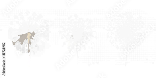 Dark abstract background with a single dripping textured paint stroke