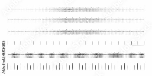 Horizontal lines and vertical strokes a minimalistic graphic representation