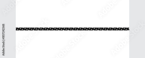 Dotted seamless line simple geometric circle lines on white background. EPS 10