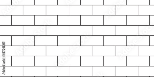 Urban abstract pavement floor and wall white structure brick wall row wallpaper texture design.