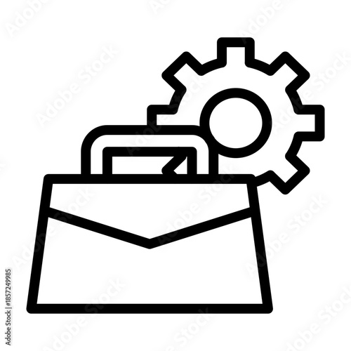 Business Requirements Vector Line Icon Design