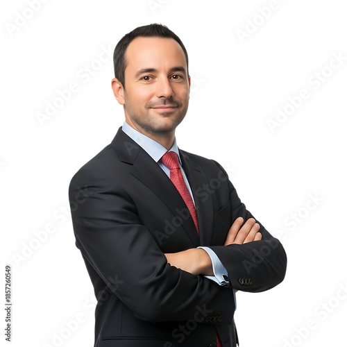 portrait of a handsome businessman