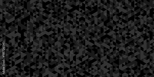 Abstract low polygon cubic black gray design. vector poly triangle texture geometric pattern triangular. geometric wall tile and metal cube background triangle wallpaper design.