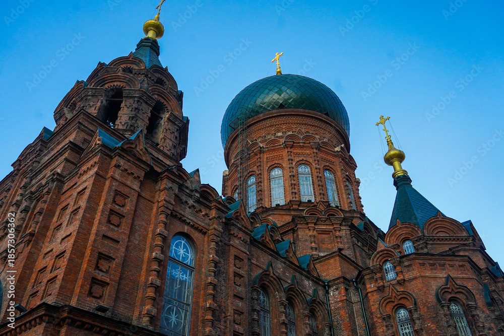 Obraz premium the saint sophia cathedral in Harbin