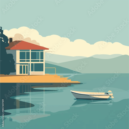 house on the sea