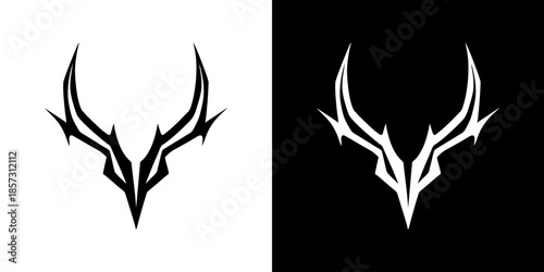 Clean Black Horn Icon Profess...