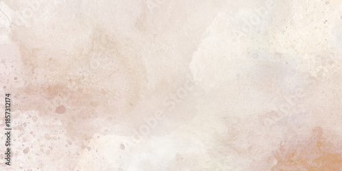A softly textured abstract background with blended beige and light brown watercolor washes creating a calming effect