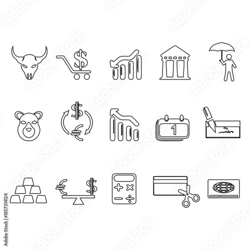 Financial and Business Icons