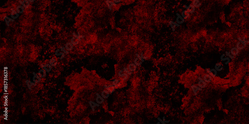 Abstract dark red grunge background with scratches and cracks wall. empty concrete dark wall background texture. red stucco wall background texture. red and black marble stone texture.