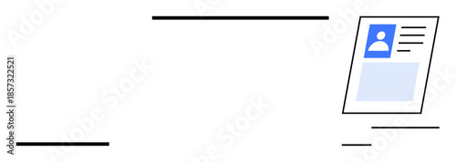 Digital identity concept. Digital identity card for personal security and online authentication. Digital identity enhances modern virtual verification systems for apps, devices, and platforms