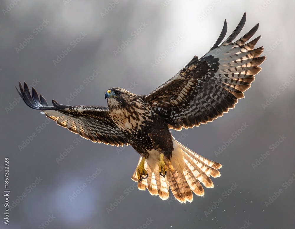 Fototapeta premium Majesty in Flight hawk