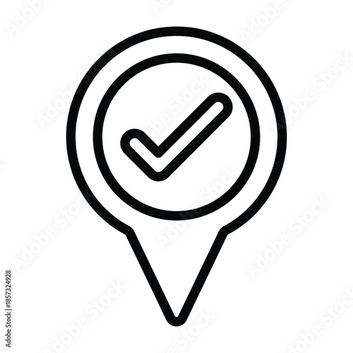 Location checkup icon