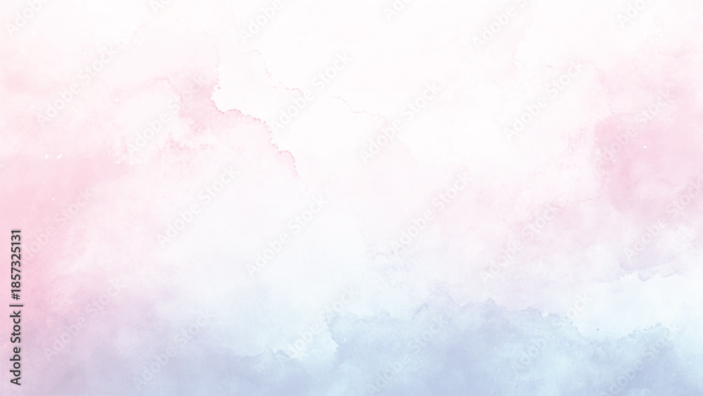 Fototapeta premium Beautiful Blue Watercolor Background.