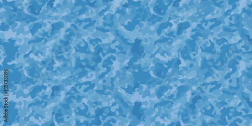 Abstract blue background resembling water surface with light and dark shades