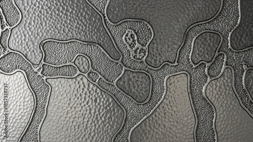 Hammered Glass Texture Background Steel Gray Pewter Gradient