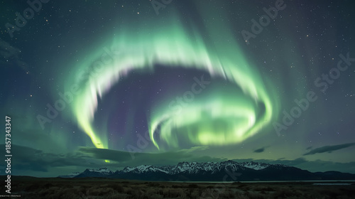 極光のヴェール、静寂の世界