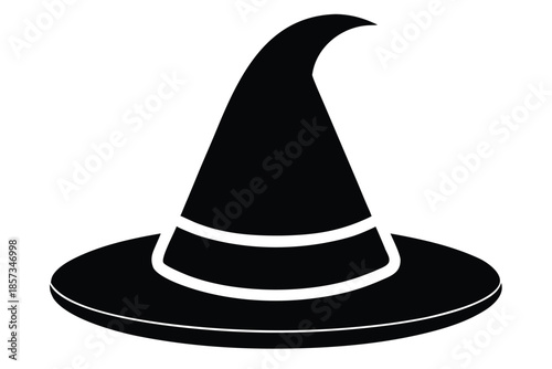wizard hat vector icon silhouette 1