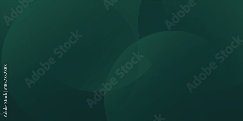 A dark green background with smooth, overlapping circles. The background is green with a gradient texture, creating a modern, abstract style. modern illustration