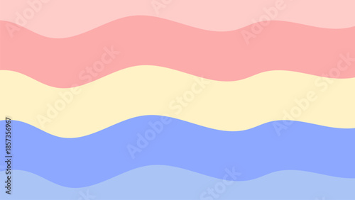 Layered waves of pink hues creating a gentle,