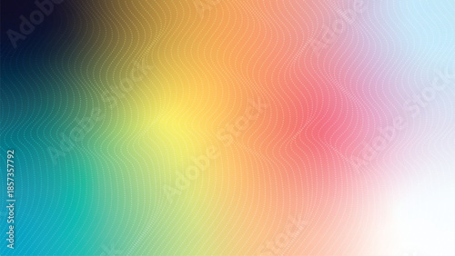 Abstract Gradient Wave Pattern of Dotted Lines background, Vector Illustration