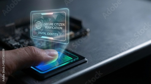 Digital identity verification action for e-government online services enhancing citizen access in a secure technological environment