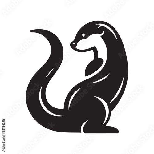 Abstract representation of a digital vector file for scalable graphic design and illustration