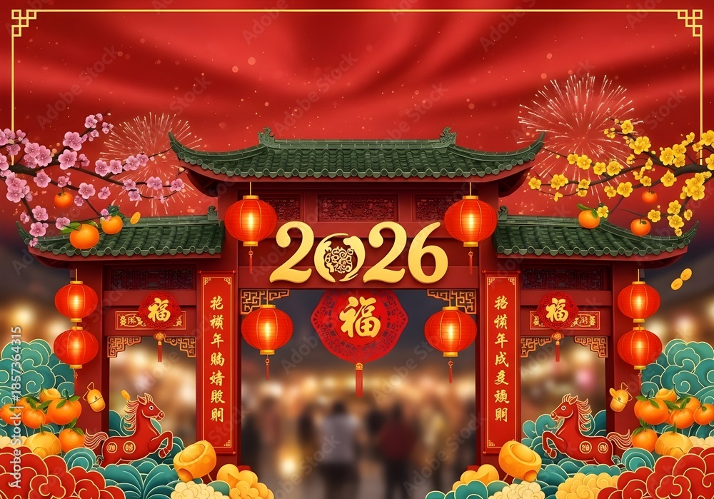 Fototapeta premium chinese new year copy space 