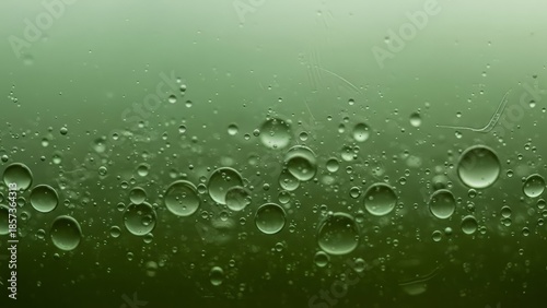 Soft abstract blurred glass texture background featuring a bokeh glass effect with a smooth sage to olive green gradient.