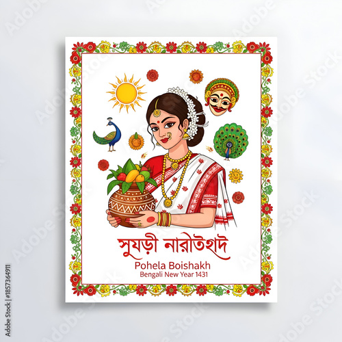 Celebrating pohela boishakh