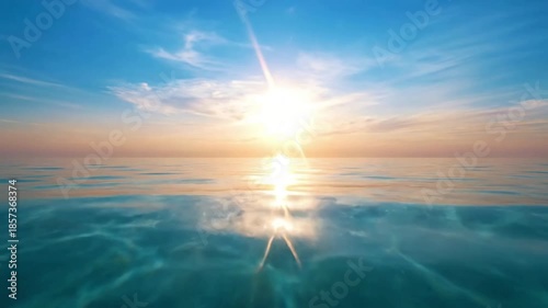 Capturing Serene Ocean Reflections During Golden Hour: A Peaceful Coastal Experience