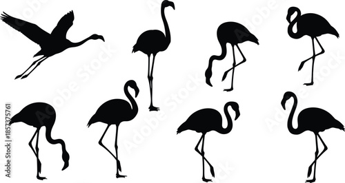 Viking Warrior Silhouettes Set, Norsemen, Swords, Axes, Shields, and Horned Helmets Black Vector Icons, Scandinavian History, Battle Graphic Collection