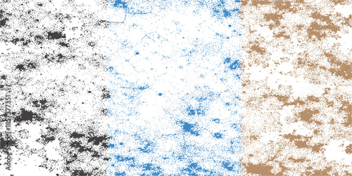 Abstract blue water background with bubbles and grunge texture