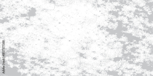 Abstract gray grunge paper texture background with winter snow and ice elements