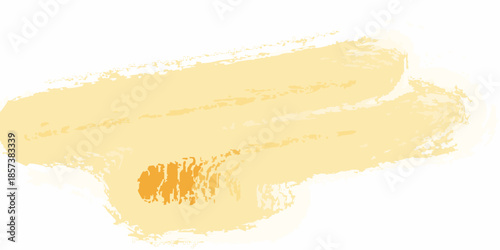 Abstract golden brushstroke texture with a concentrated darker focal point