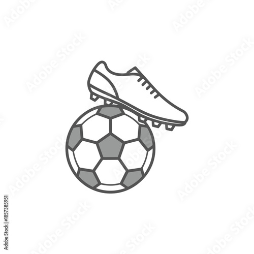 Soccer Ball and Cleat Icon