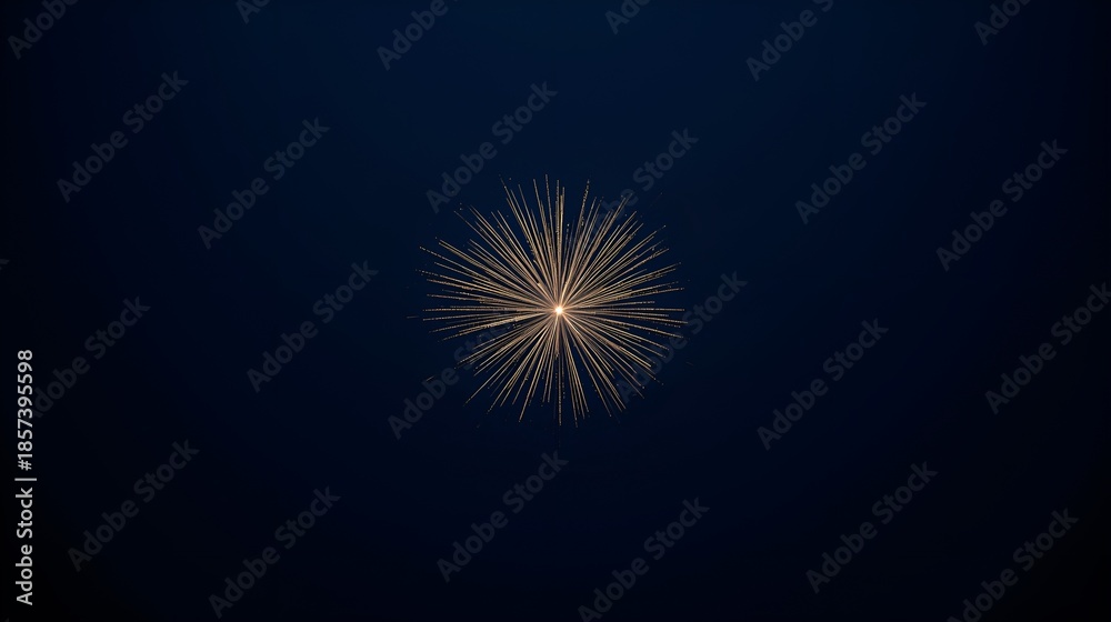 Fototapeta premium New fireworks on the nevy blue background, new sparkle fireworks 