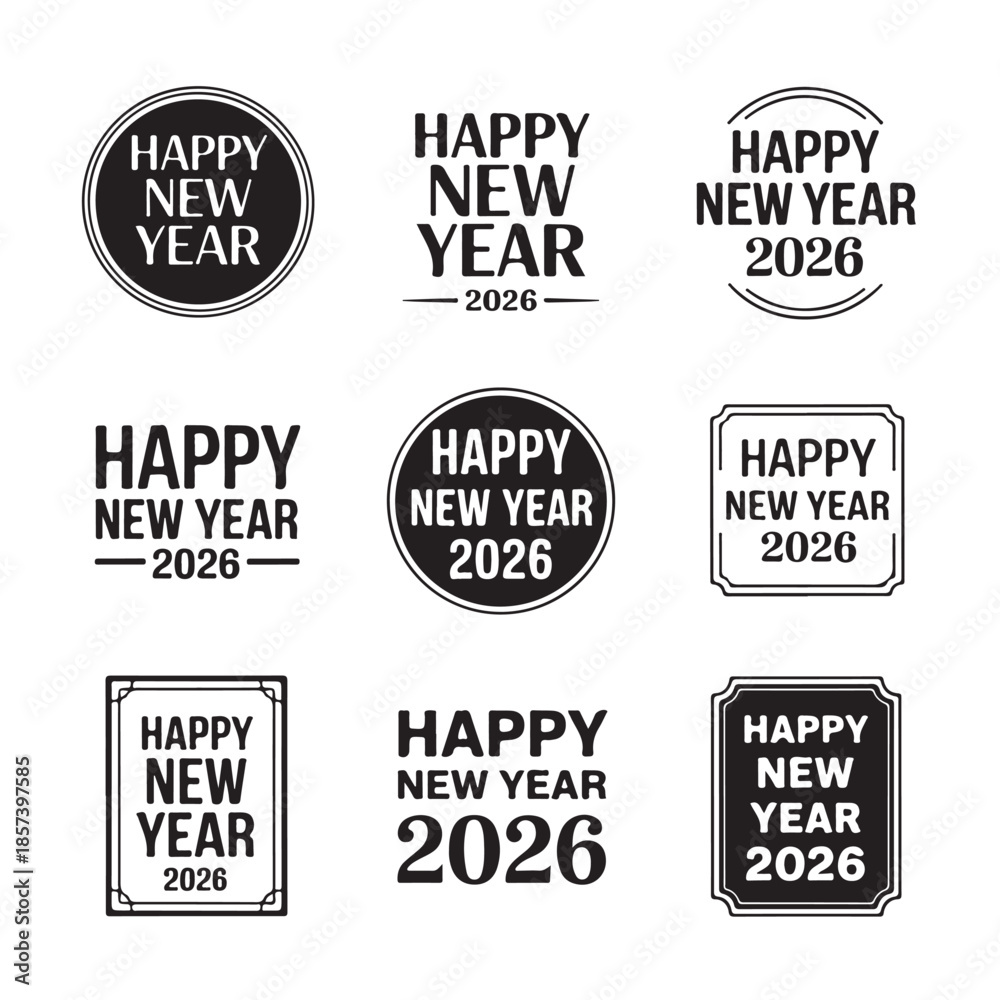 Fototapeta premium Happy New Year