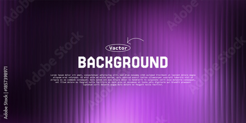 Vertical glass gradient background with deep purple and violet tones, subtle vertical light streaks and soft blur effect, modern abstract texture surface for digital design, vector illustration