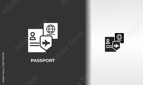Passport Vector, Icon Or Logo Sign Isolated Symbol Illustration