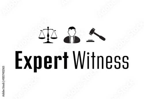 expert witness text on white background