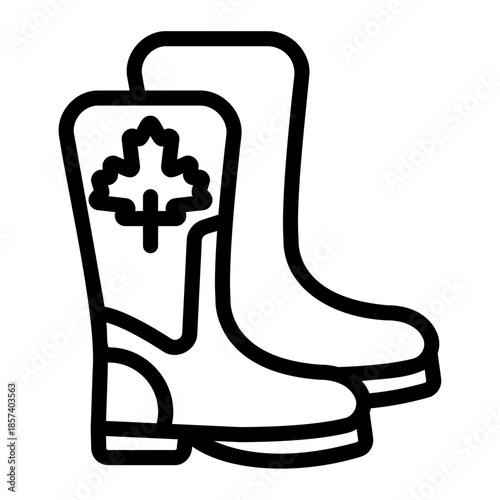 Boots Line Icon