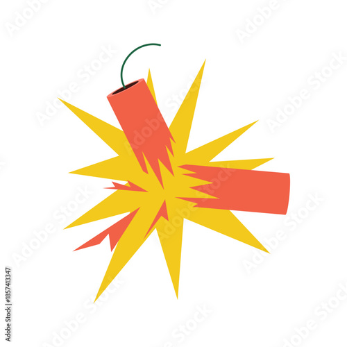 Military explosive weapons and danger icons collection set