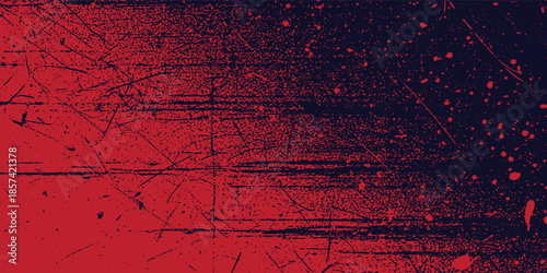 Japanese vintage red paper texture, natural grunge canvas abstract, background photography