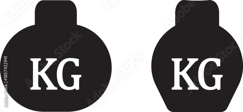 Weight heavy kg icon. weight kilogram icon vector design template. Weight icon in solid silhouette set. Vector Illustration.  logo design isolated sign symbol vector illustration